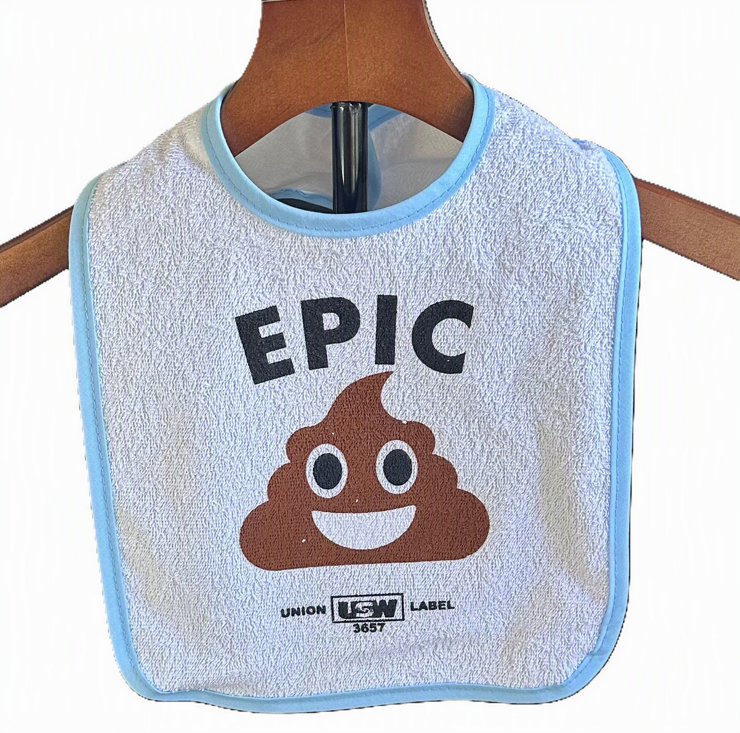 Epic Poo Baby Bib