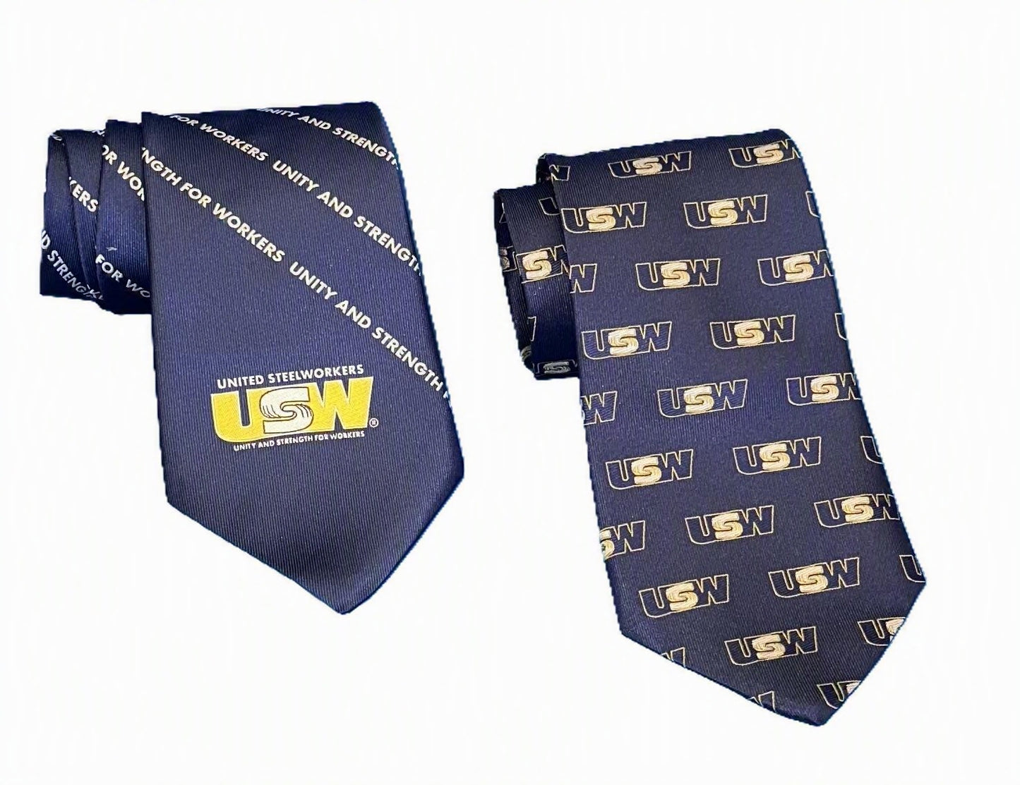 USW Logo Repeat Tie