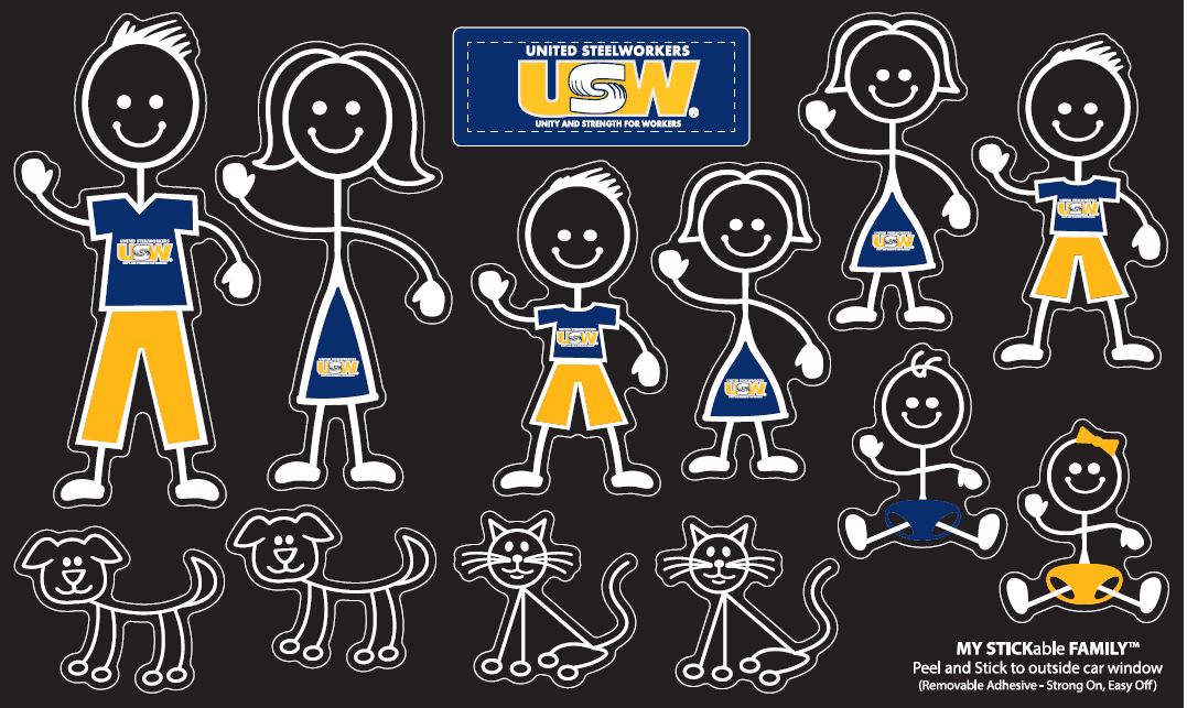 USW Stick Figure Decal