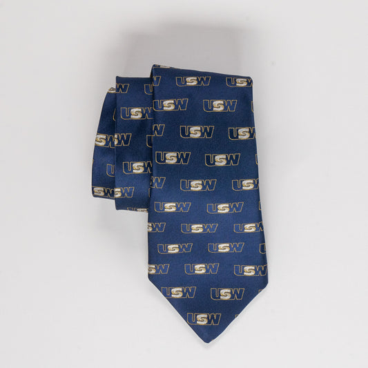 USW Logo Repeat Tie