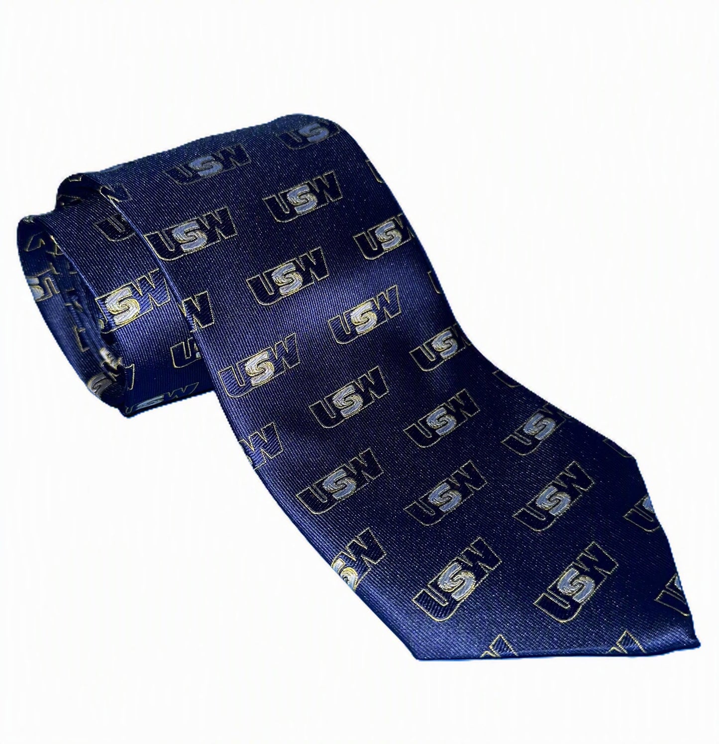 USW Logo Repeat Tie