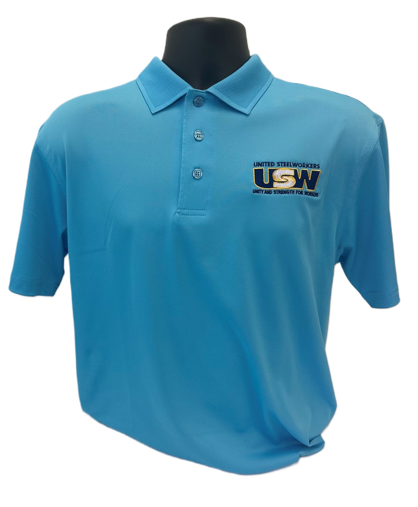 Men's Light Blue Polo Shirt