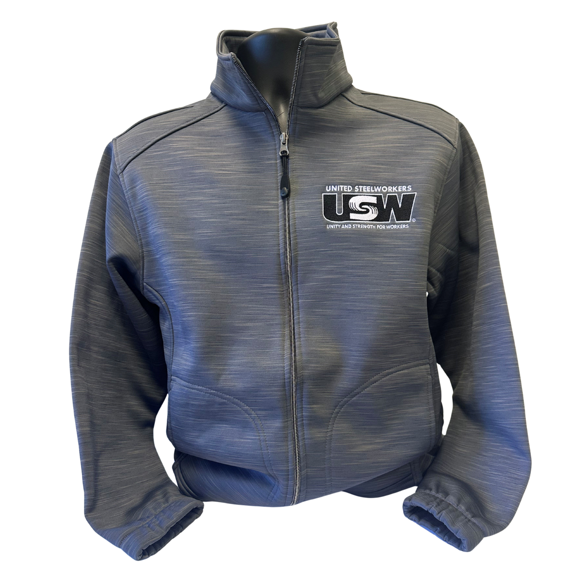 Gray Tiger Stripe Jacket