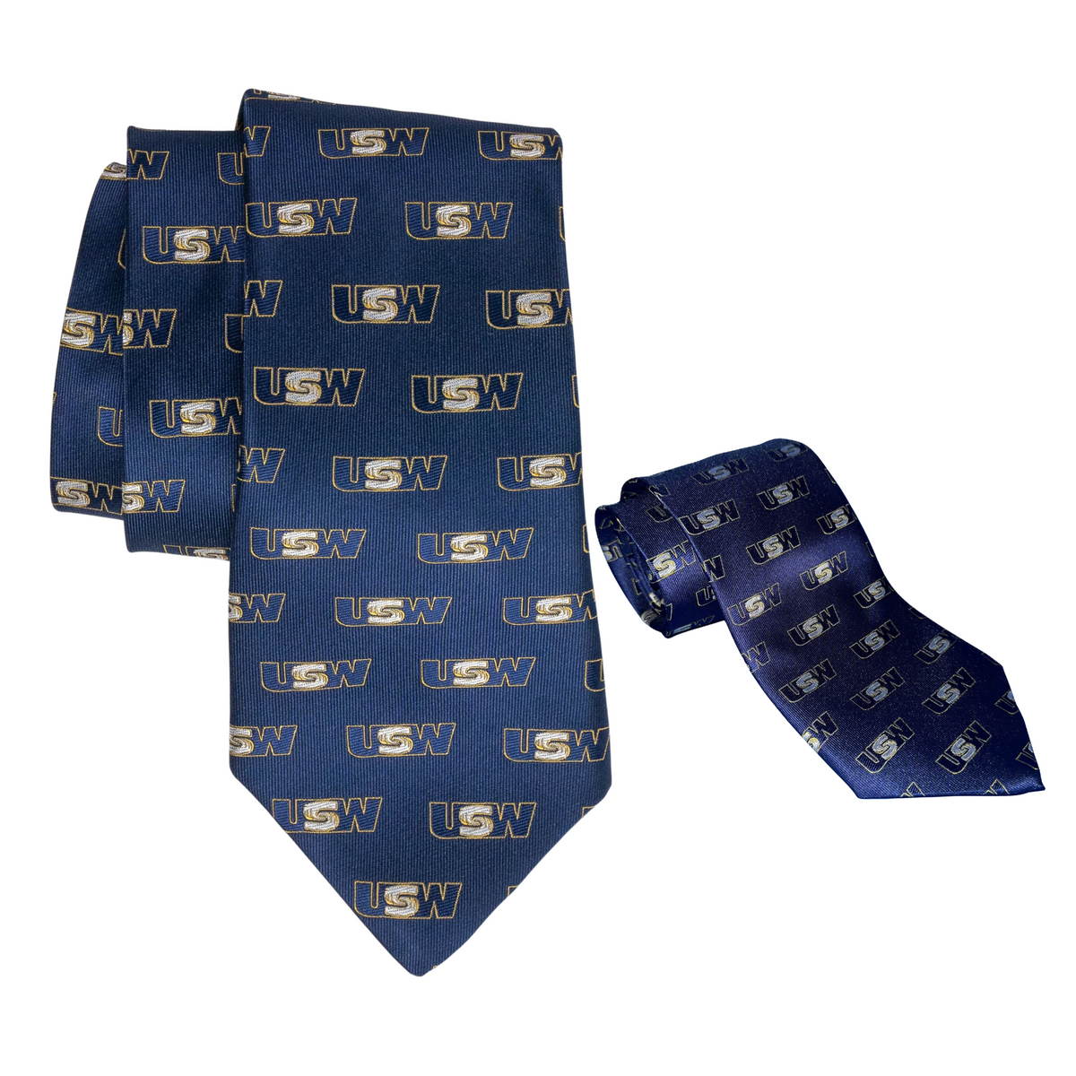 USW Logo Repeat Tie