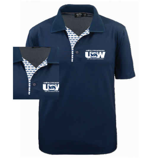 Men's USW Navy Polo Shirt